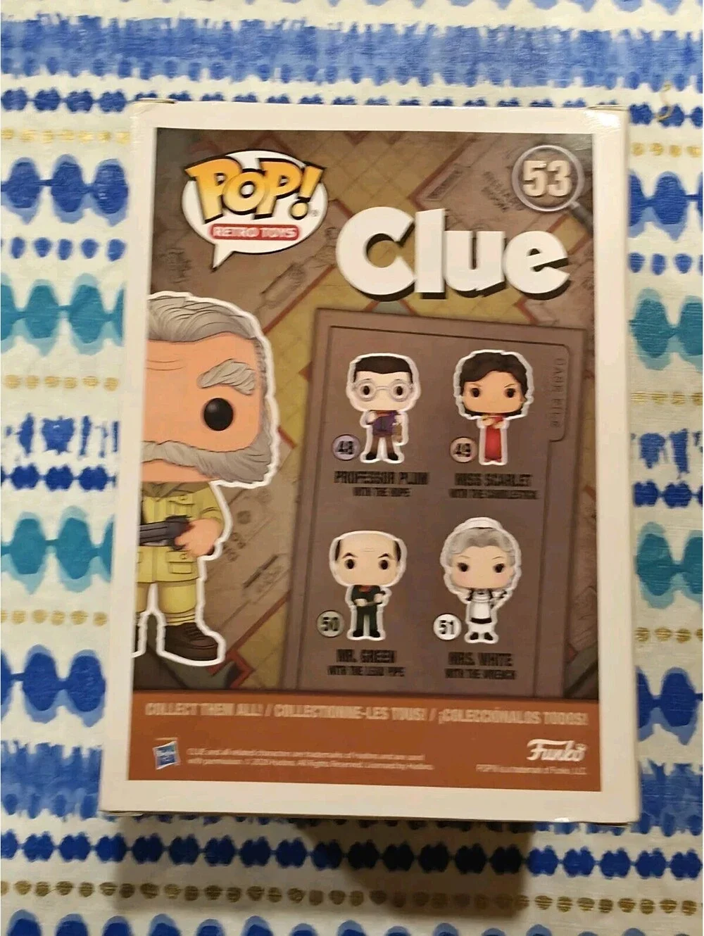 Funko POP! Retro Toys Clue Colonel Mustard with The Revolver #53 Exclusive